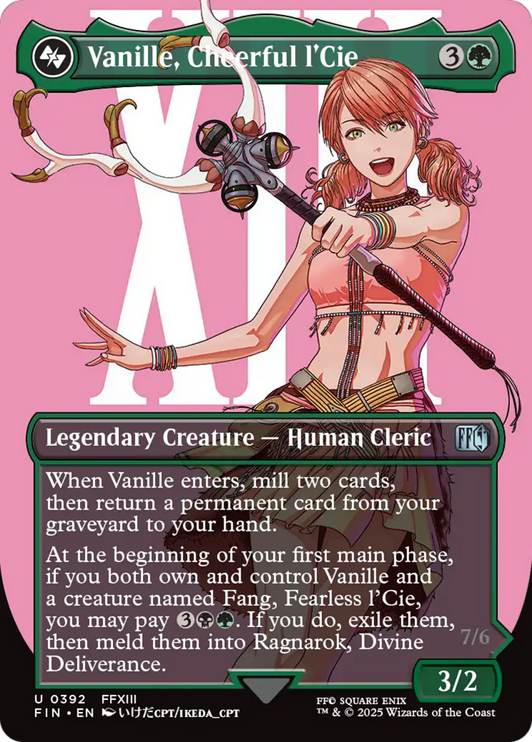 Vanille, Cheerful l'Cie - Borderless - Full Art [FIN-392]