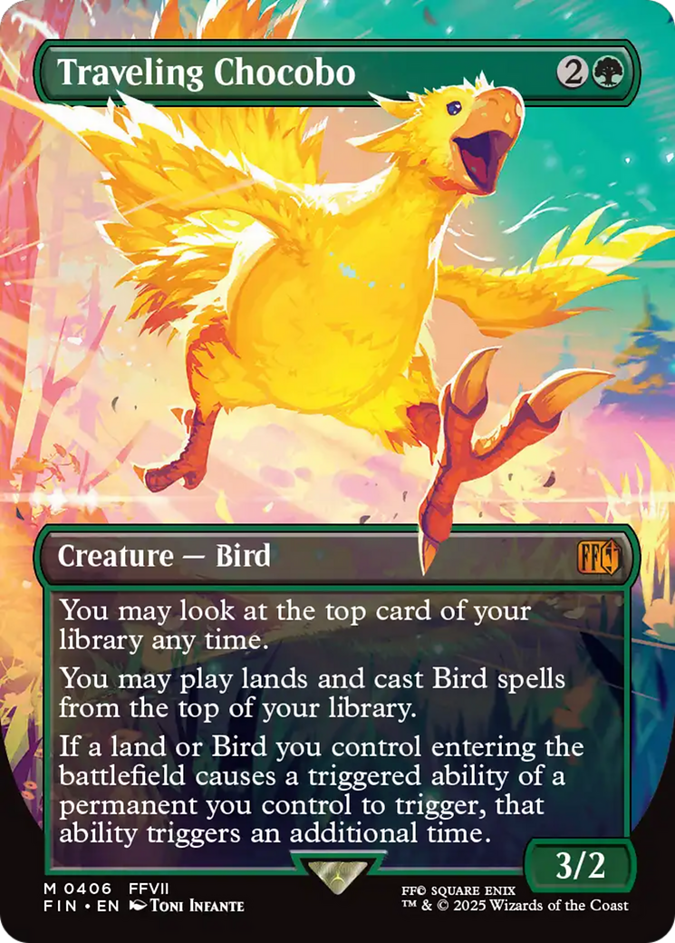 Traveling Chocobo - Borderless - Full Art [FIN-406]