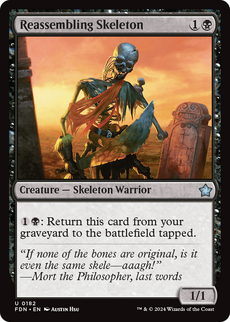 Reassembling Skeleton [FDN-182]