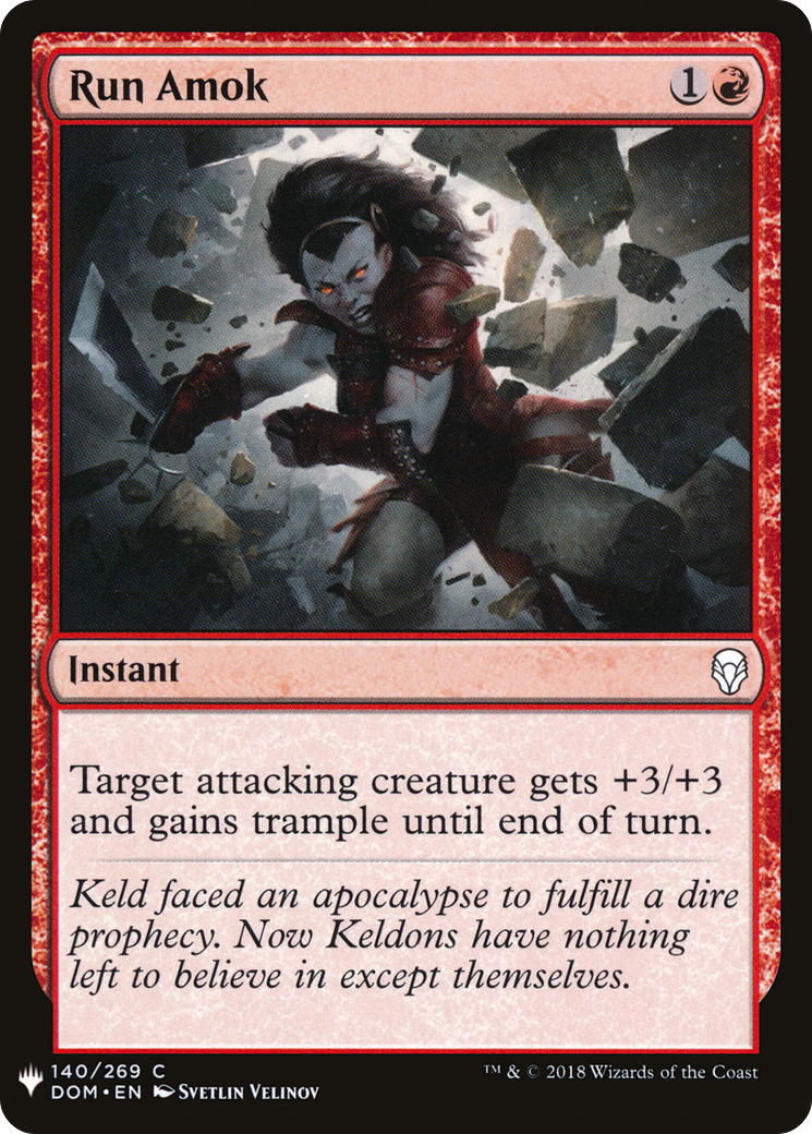 Run Amok [PLST-DOM-140]