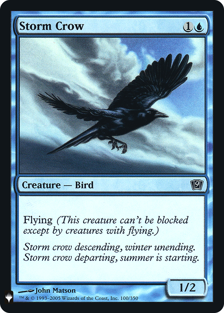 Storm Crow [PLST-9ED-100]