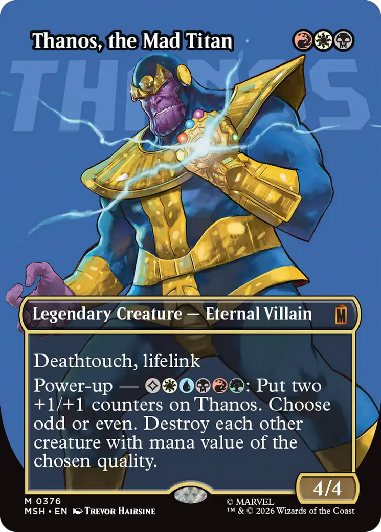 Thanos, the Mad Titan - Borderless [MSH-376]