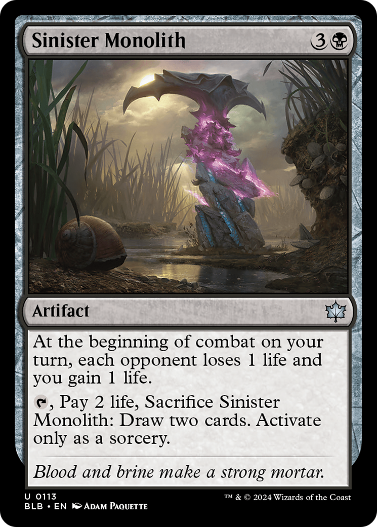 Sinister Monolith [BLB-113]