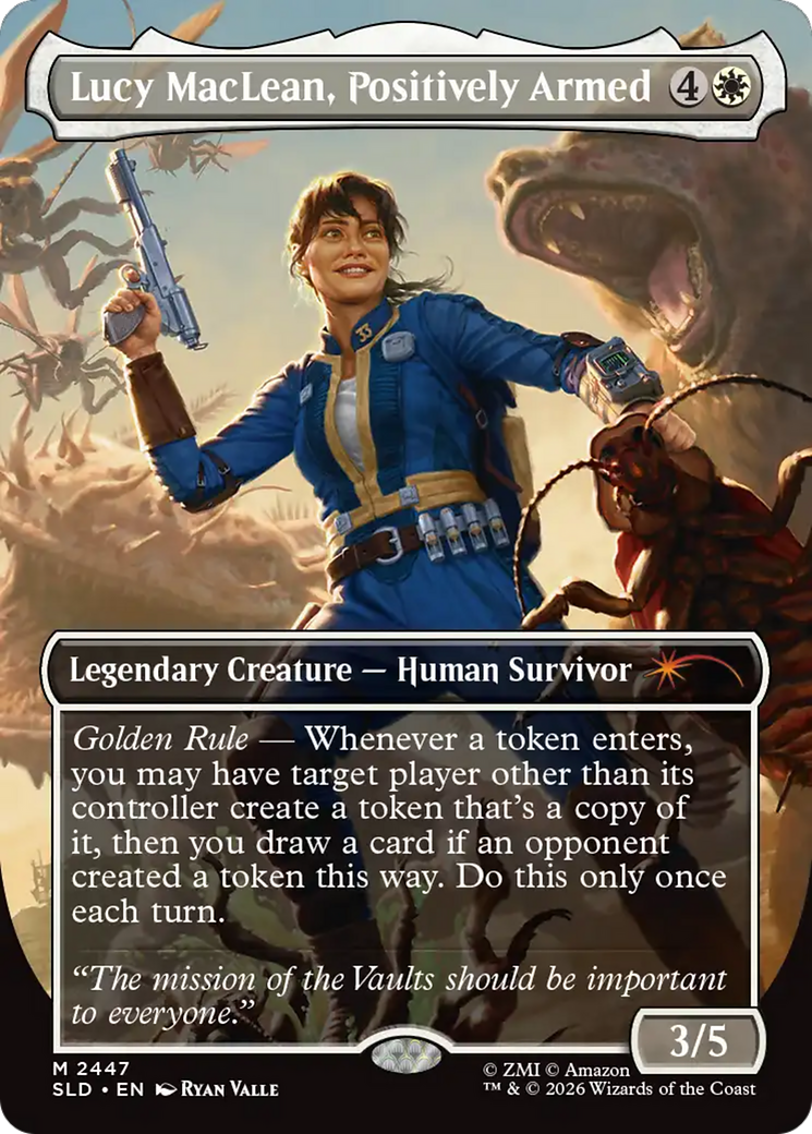 Lucy MacLean, Positively Armed - Borderless - Full Art [SLD-2447]