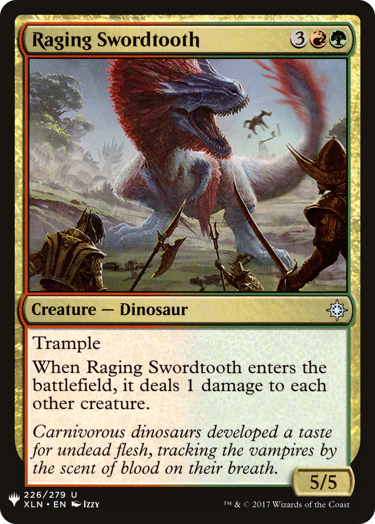 Raging Swordtooth [PLST-XLN-226]