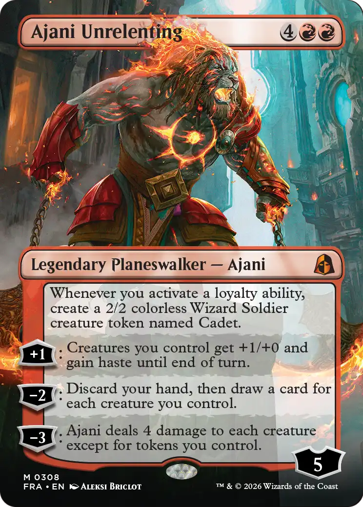 Ajani Unrelenting - Borderless [FRA-308]