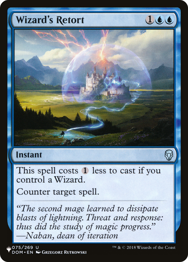 Wizard's Retort [PLST-DOM-75]