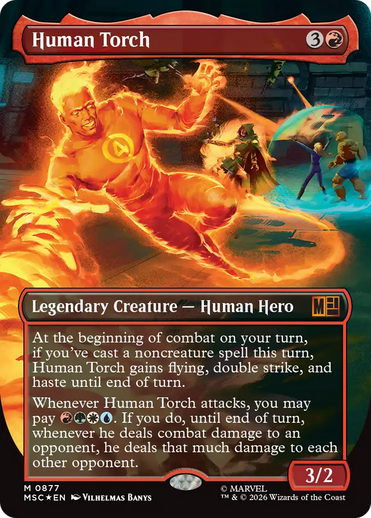 Human Torch - Borderless [MSC-877]