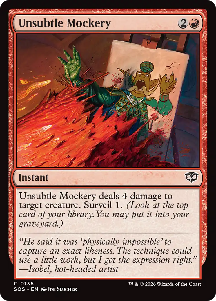 Unsubtle Mockery [SOS-136]