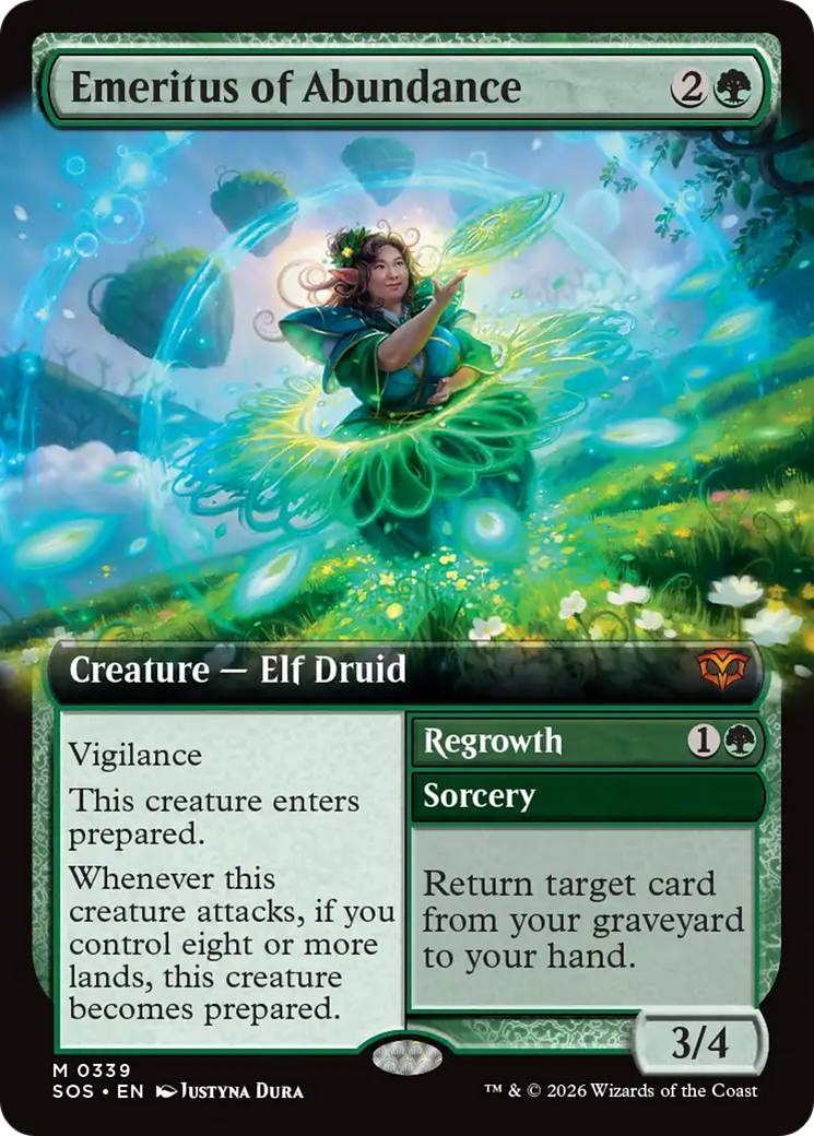 Emeritus of Abundance // Regrowth - Extended Art [SOS-339]