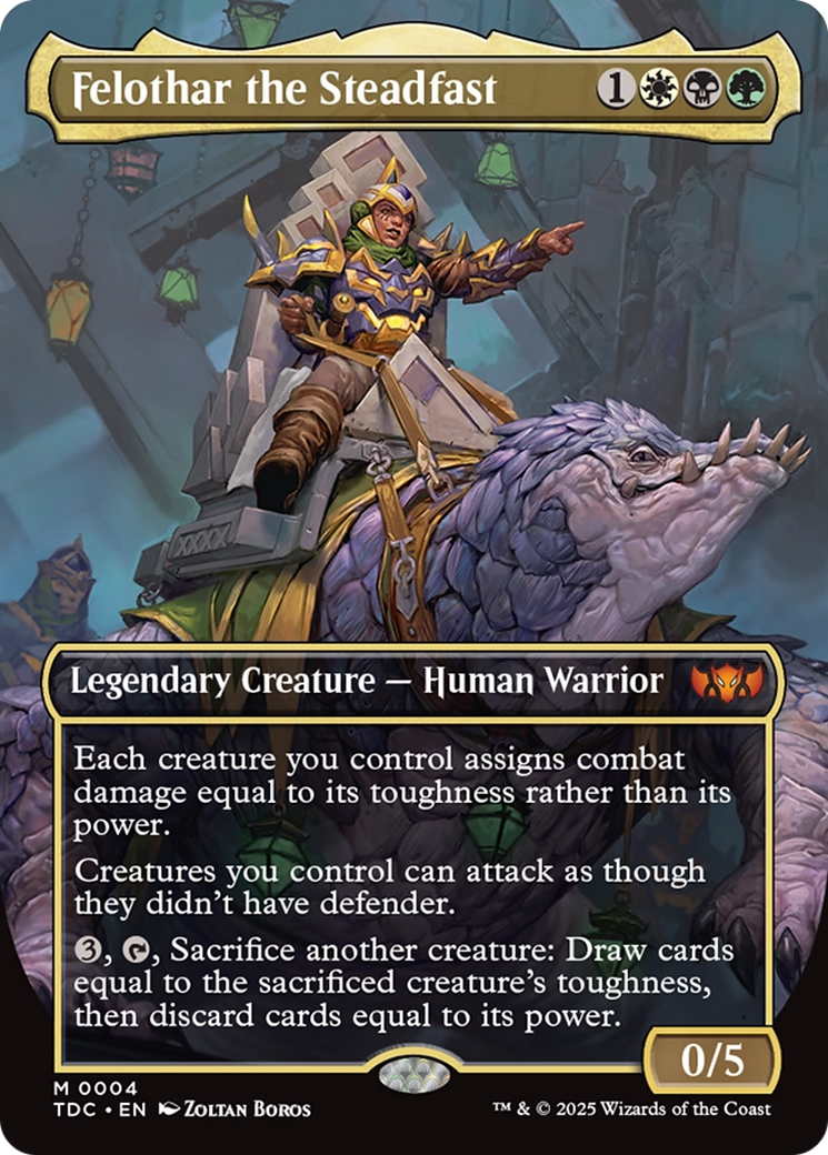 Felothar the Steadfast - Borderless - Full Art [TDC-4]