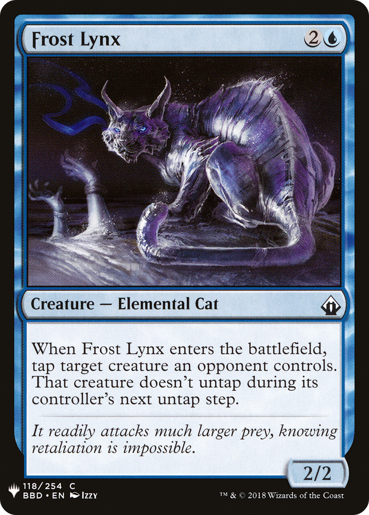 Frost Lynx [PLST-BBD-118]
