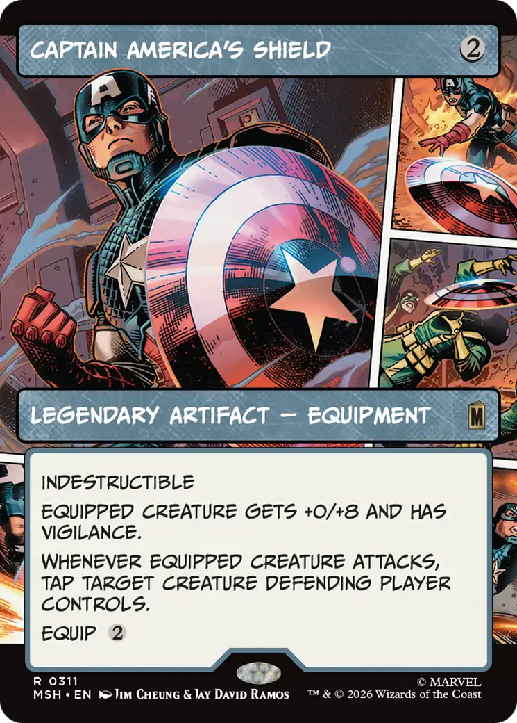 Captain America's Shield - Borderless - Showcase [MSH-311]