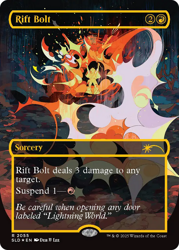 Rift Bolt - Borderless - Full Art [SLD-2055]