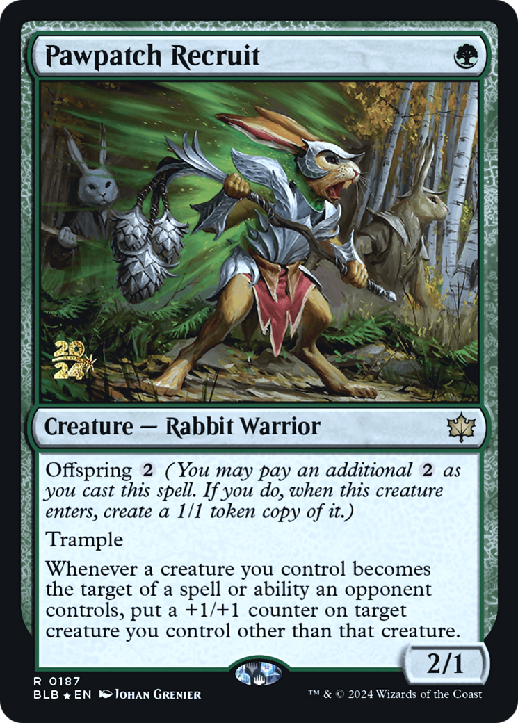 Pawpatch Recruit - Prerelease Promo [PBLB-187s]