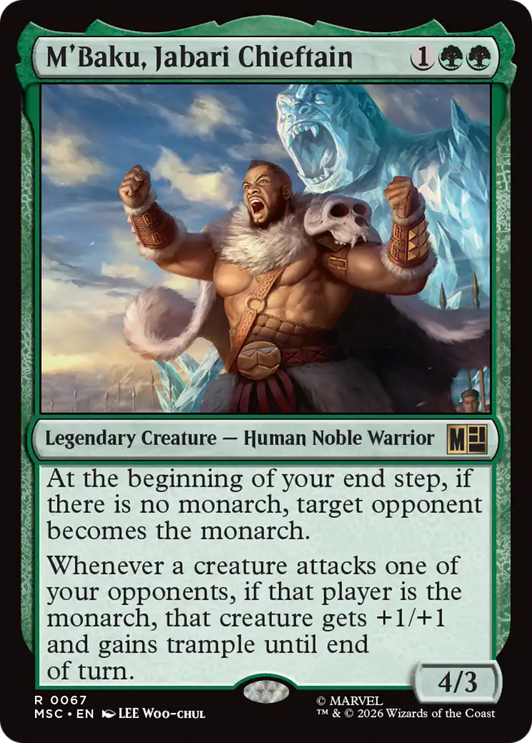 M'Baku, Jabari Chieftain [MSC-67]