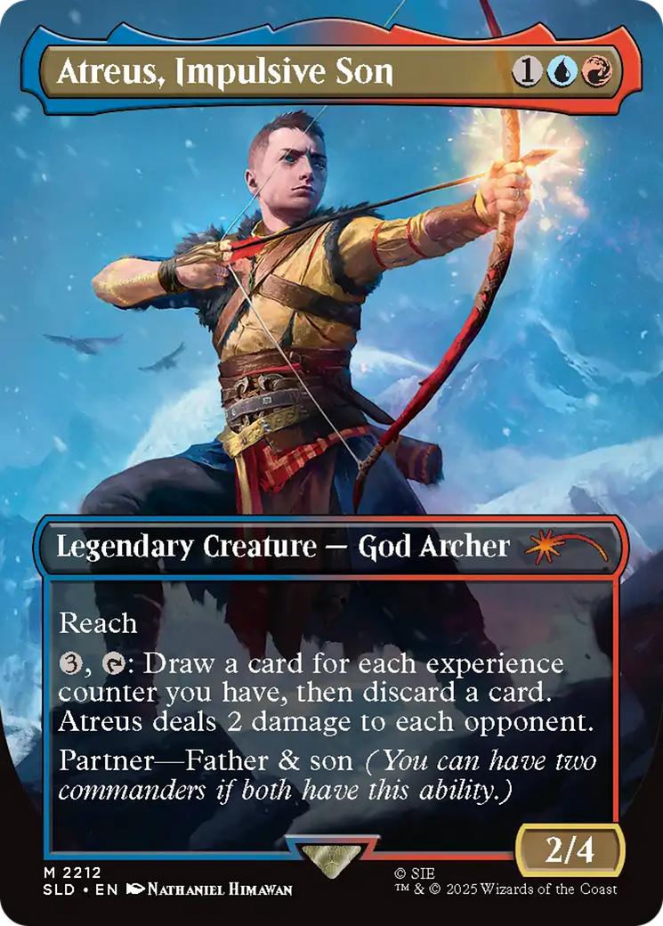 Atreus, Impulsive Son - Borderless - Full Art [SLD-2212]