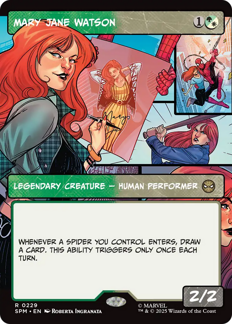 Mary Jane Watson - Borderless - Showcase - Full Art [SPM-229]