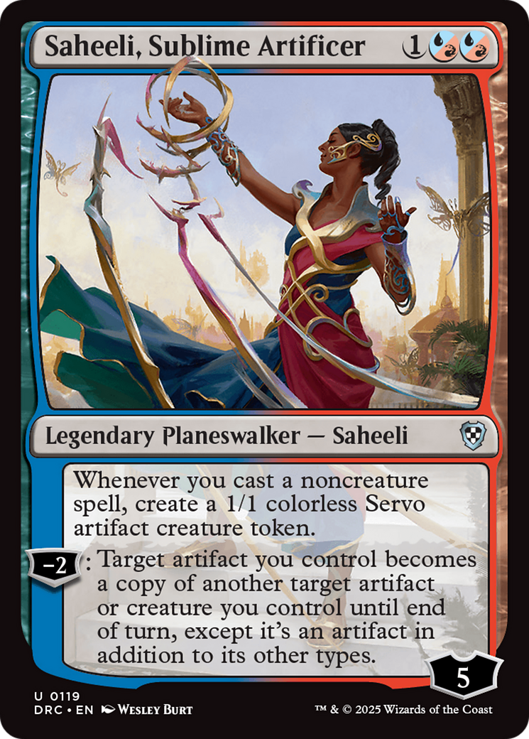 Saheeli, Sublime Artificer [DRC-119]