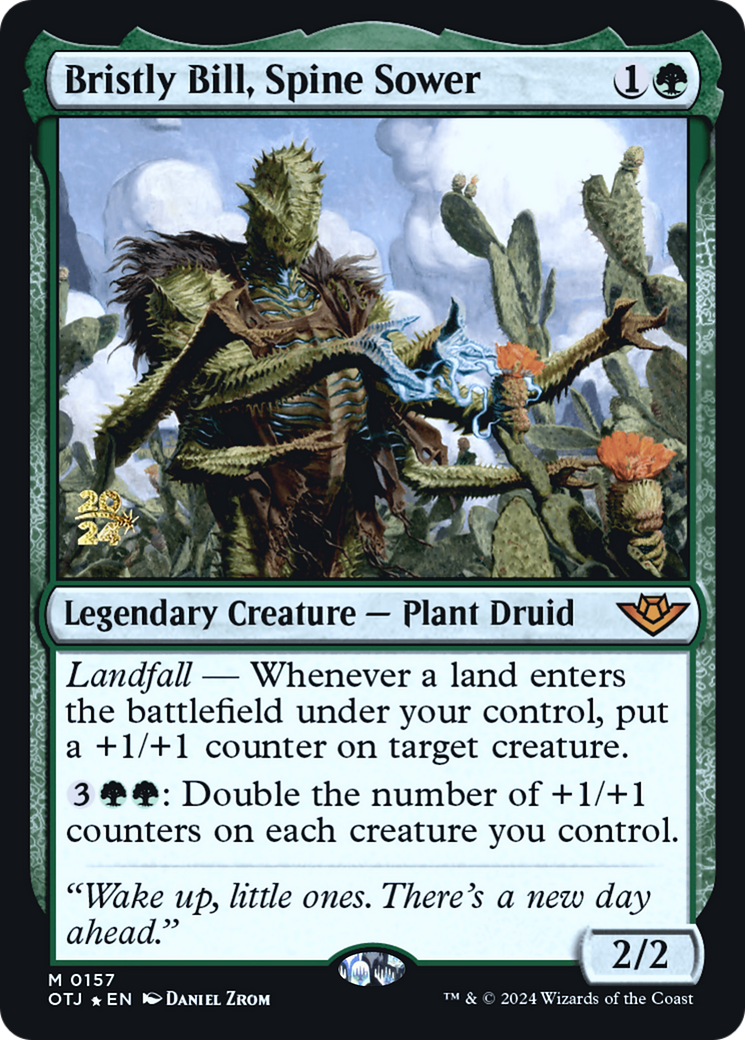 Bristly Bill, Spine Sower - Prerelease Promo [POTJ-157s]