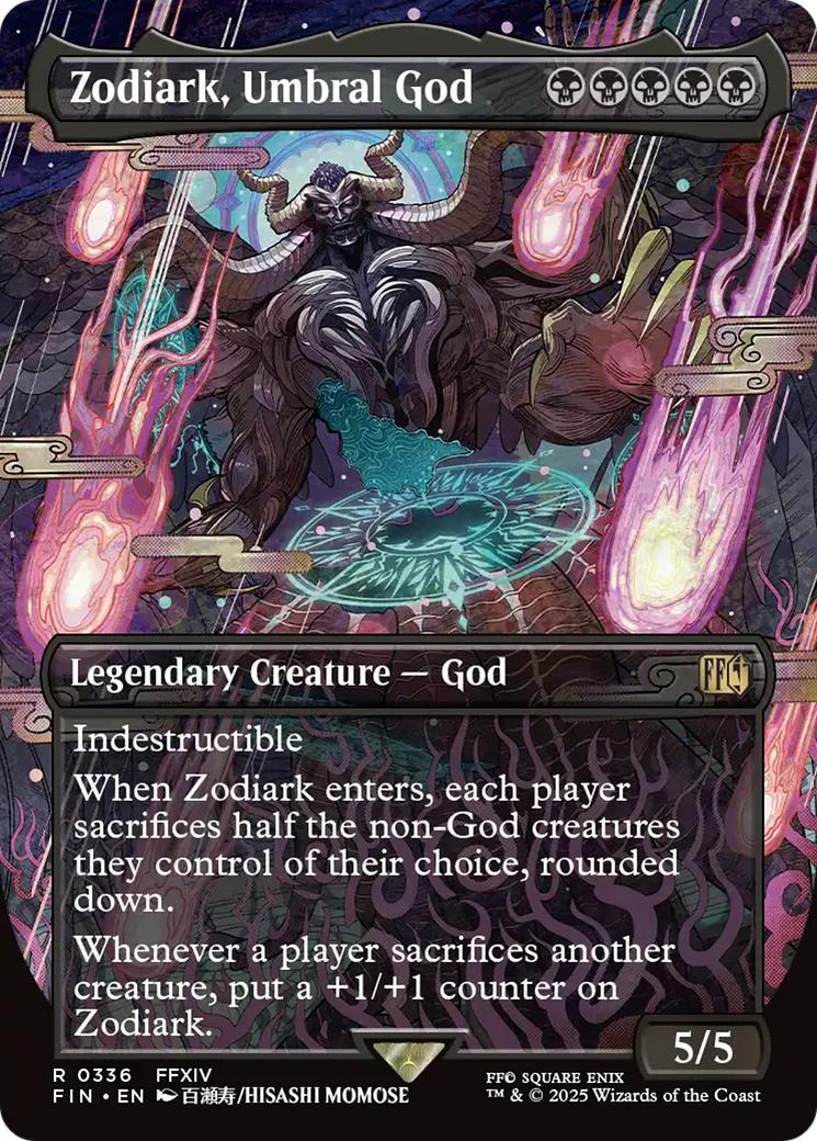 Zodiark, Umbral God - Borderless - Full Art [FIN-336]