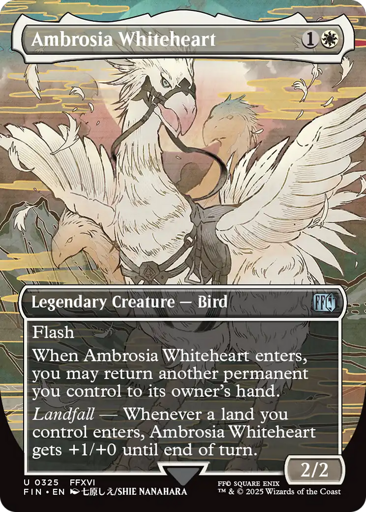 Ambrosia Whiteheart - Borderless - Full Art [FIN-325]