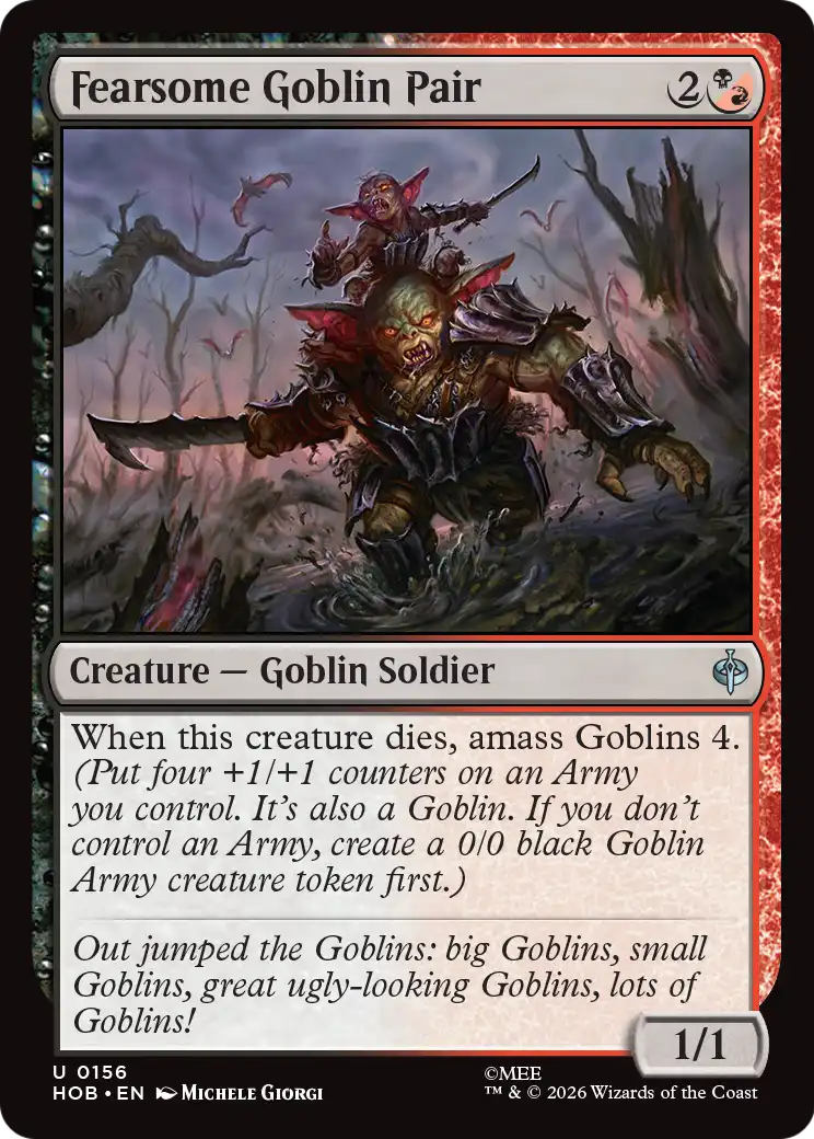 Fearsome Goblin Pair [HOB-156]