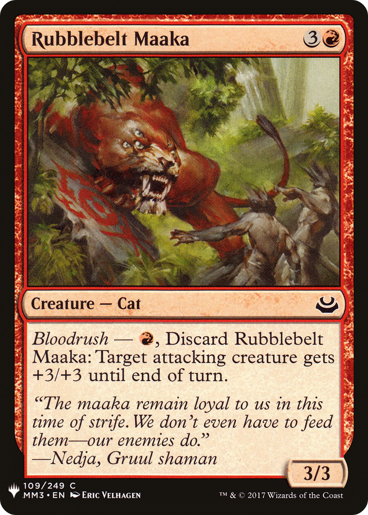 Rubblebelt Maaka [PLST-MM3-109]