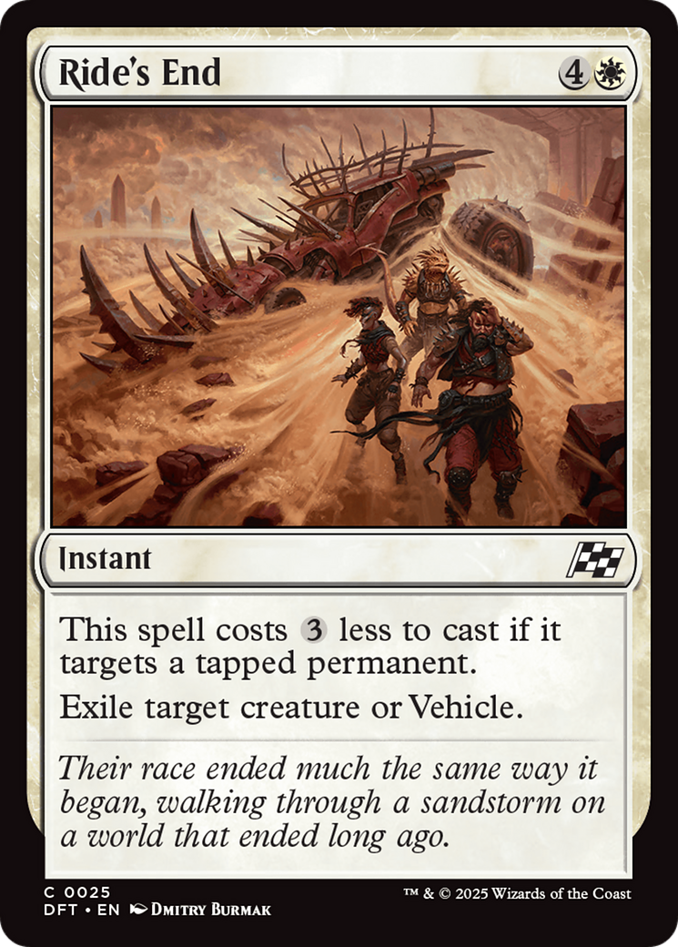 Ride's End [DFT-25]