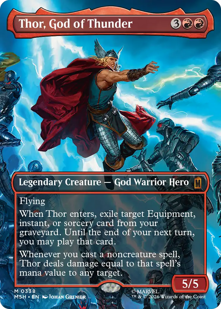 Thor, God of Thunder - Borderless [MSH-338]