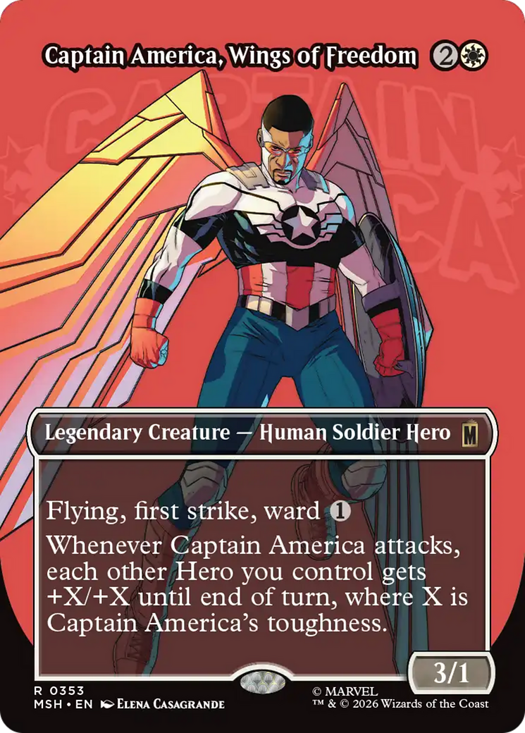 Captain America, Wings of Freedom - Borderless [MSH-353]