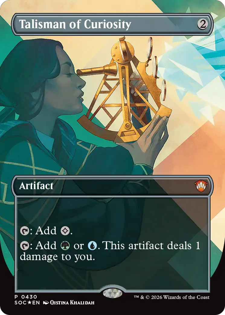 Talisman of Curiosity - Borderless - Full Art - Promo [SOC-430]