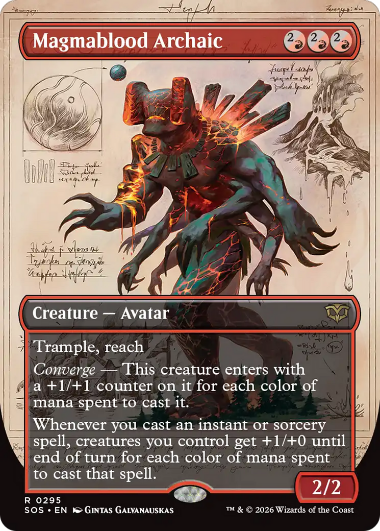 Magmablood Archaic - Borderless - Showcase - Full Art [SOS-295]
