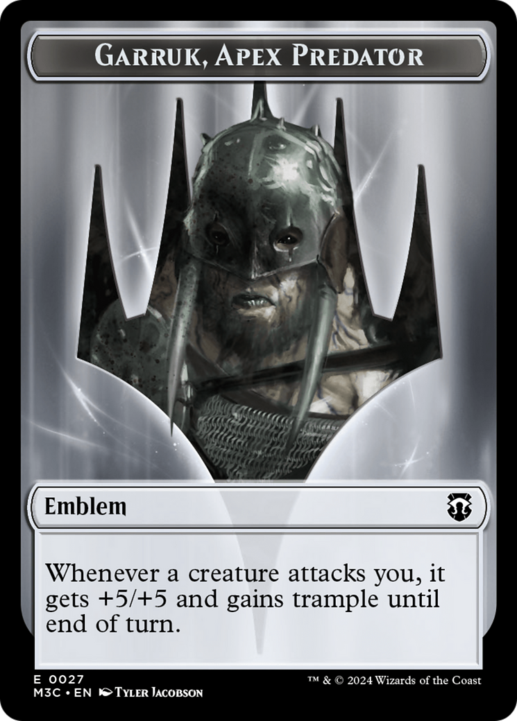 Garruk, Apex Predator Emblem [TM3C-27]