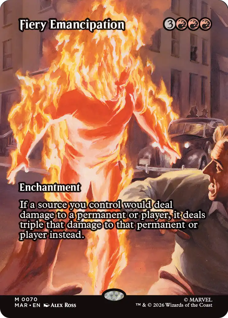 Fiery Emancipation - Borderless - Full Art [MAR-70]