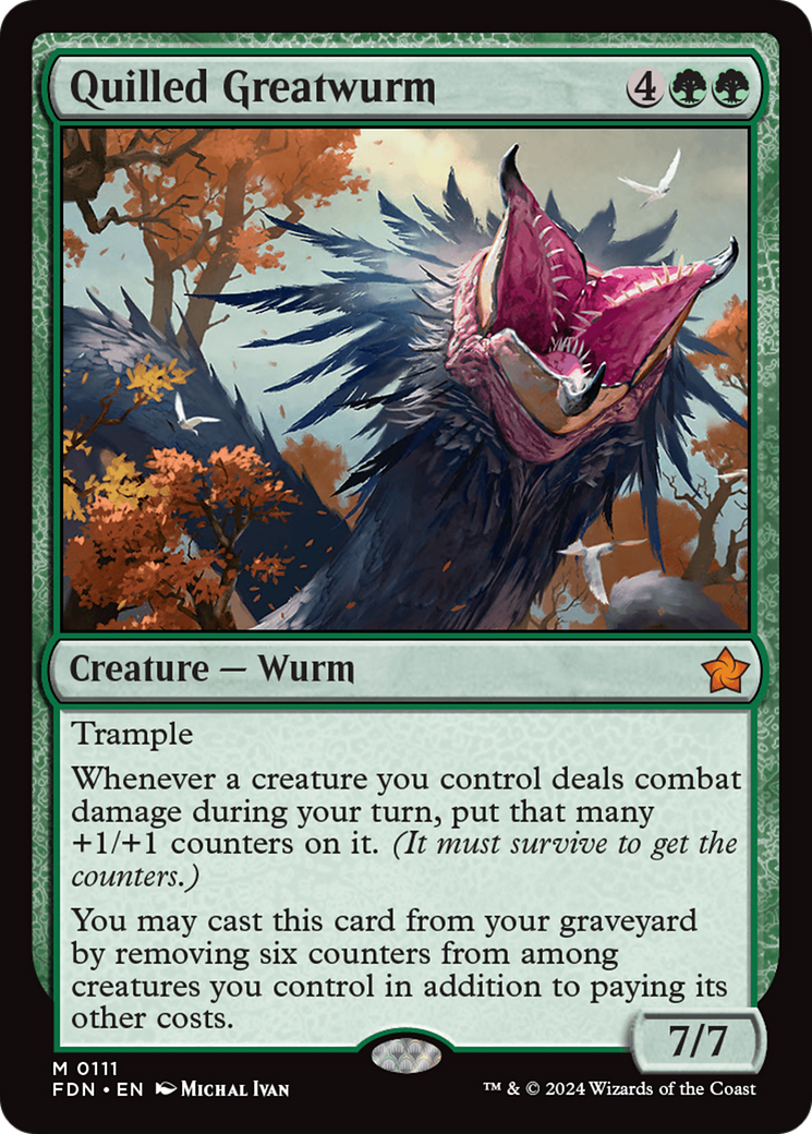 Quilled Greatwurm [FDN-111]