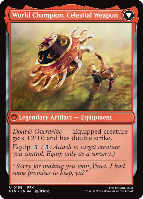 Sidequest: Play Blitzball // World Champion, Celestial Weapon [FIN-158]