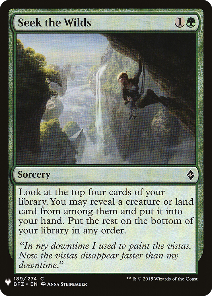 Seek the Wilds [PLST-BFZ-189]