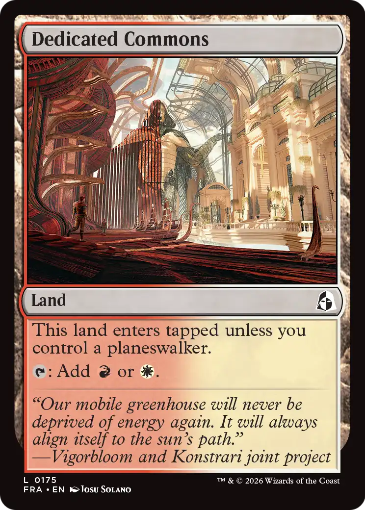 Dedicated Commons [FRA-175]