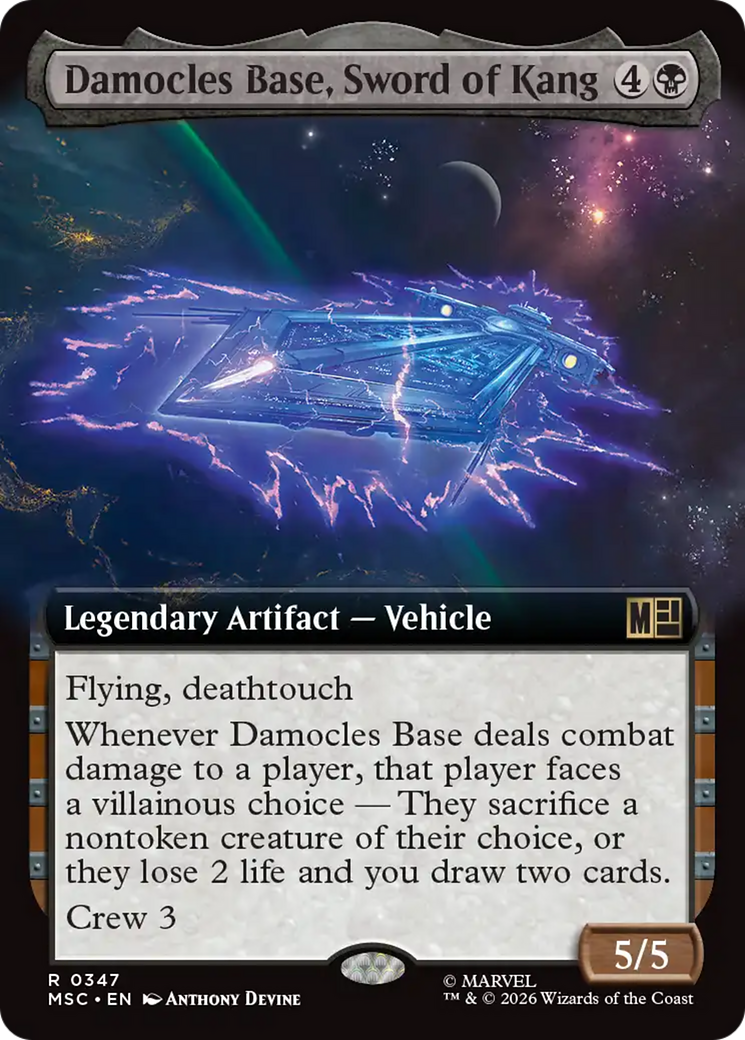 Damocles Base, Sword of Kang - Extended Art [MSC-347]