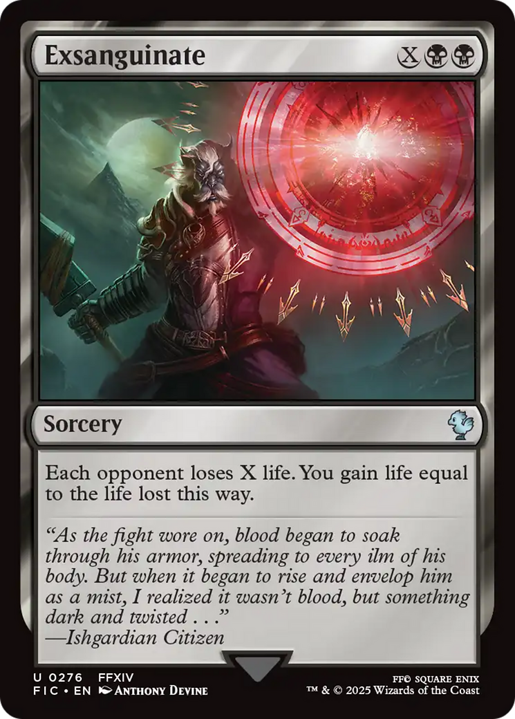 Exsanguinate [FIC-276]