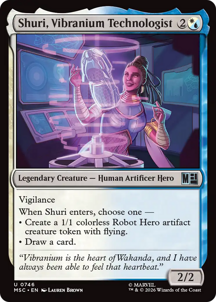 Shuri, Vibranium Technologist [MSC-746]