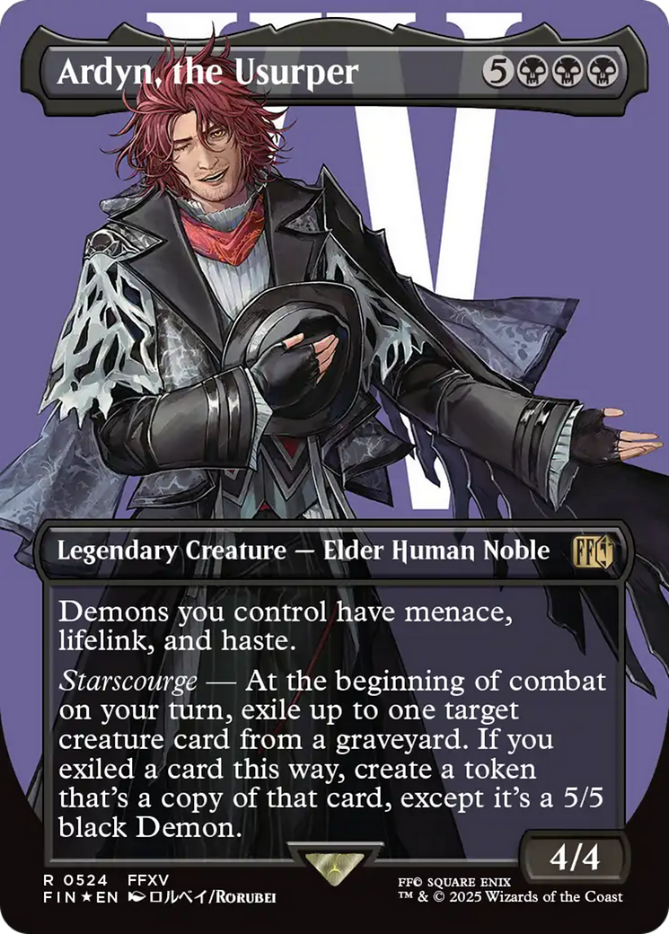 Ardyn, the Usurper - Borderless - Surge Foil - Full Art [FIN-524]