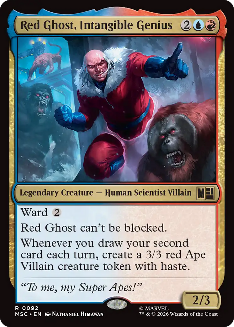 Red Ghost, Intangible Genius [MSC-92]