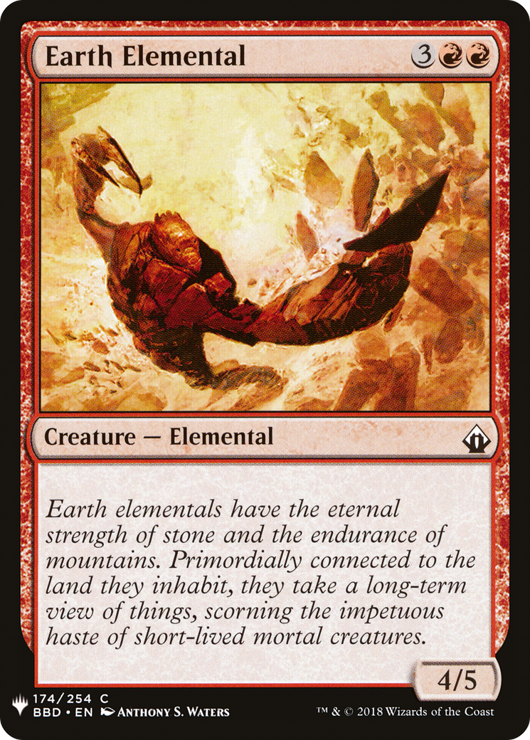 Earth Elemental [PLST-BBD-174]