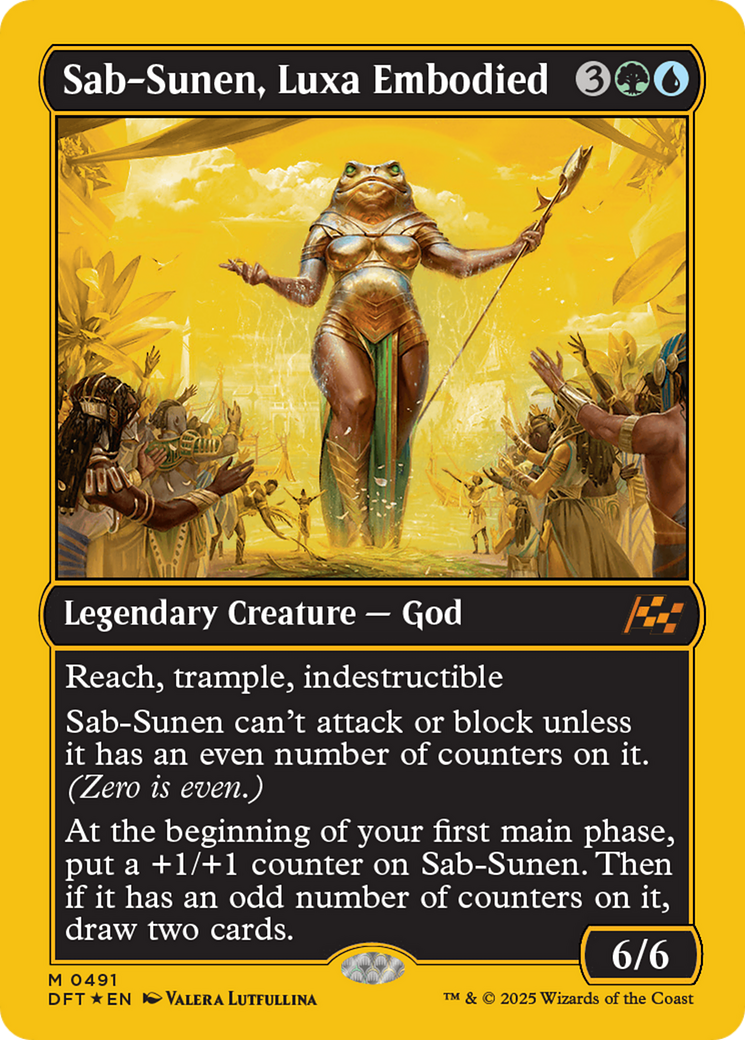 Sab-Sunen, Luxa Embodied - First Place Foil [DFT-491]