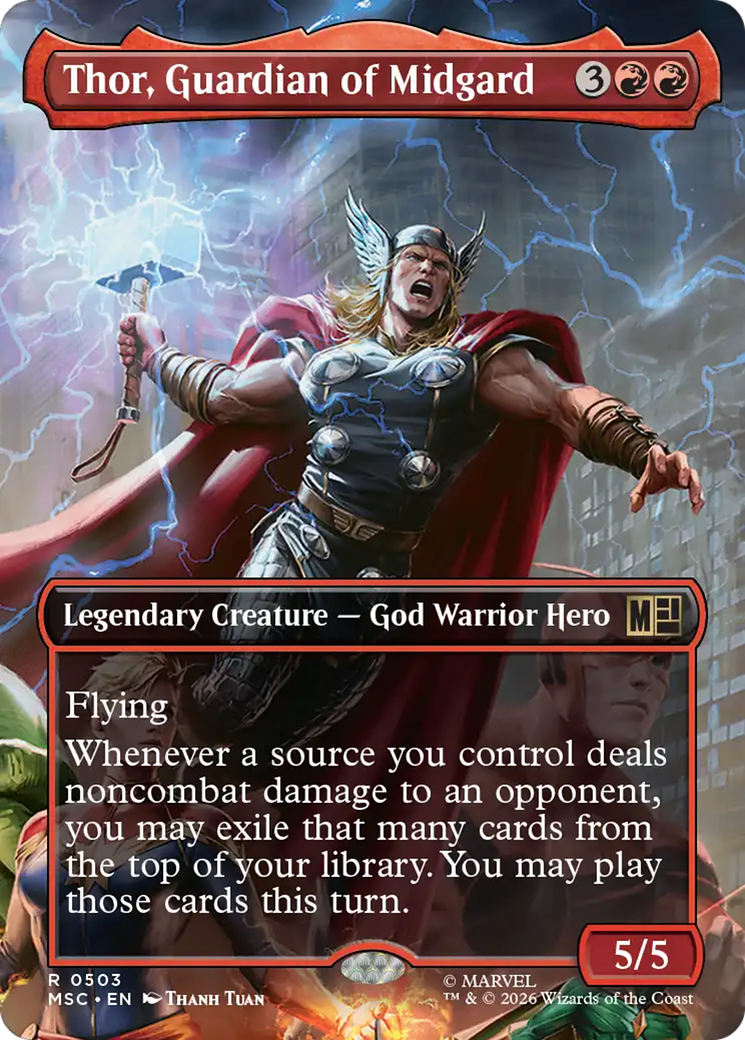 Thor, Guardian of Midgard - Borderless [MSC-503]
