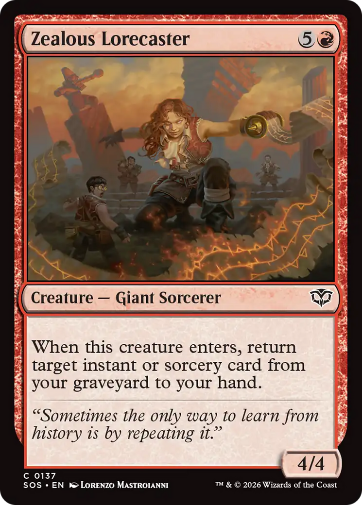 Zealous Lorecaster [SOS-137]