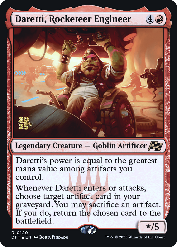Daretti, Rocketeer Engineer - Prerelease Promo [PDFT-120s]