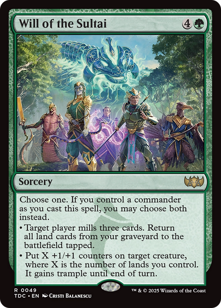 Will of the Sultai [TDC-49]